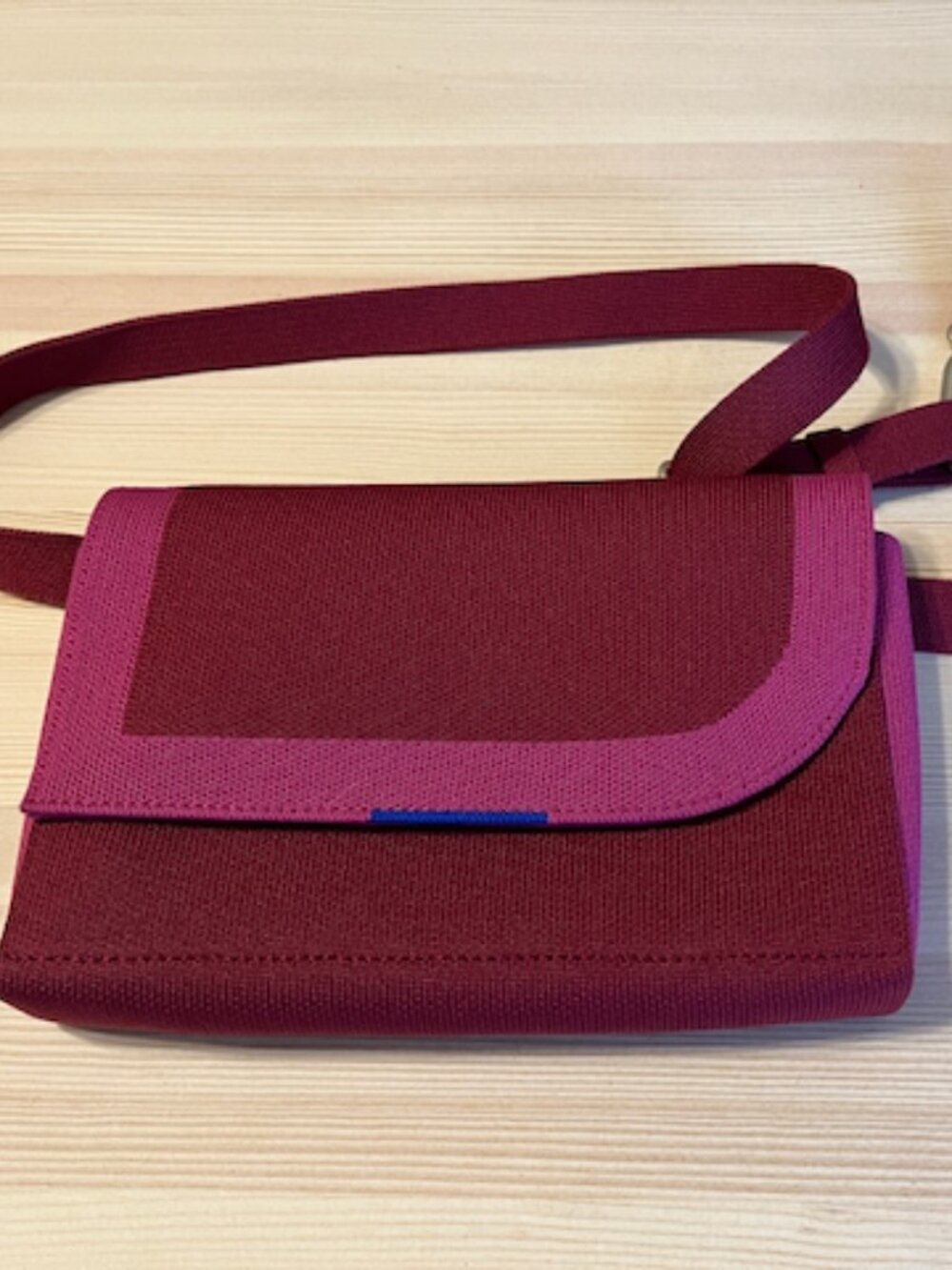 Rothy's Crossbody Bag - The Belt Bag in Beet Pink